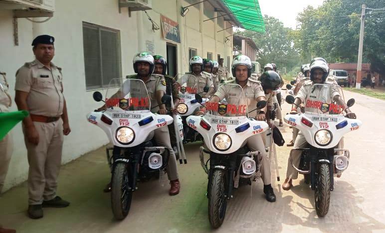 अपराध व अपराधियों पर लगाम लगायेंगी अत्याधुनिक सुविधाओं से लैस डॉयल-112 बाइक