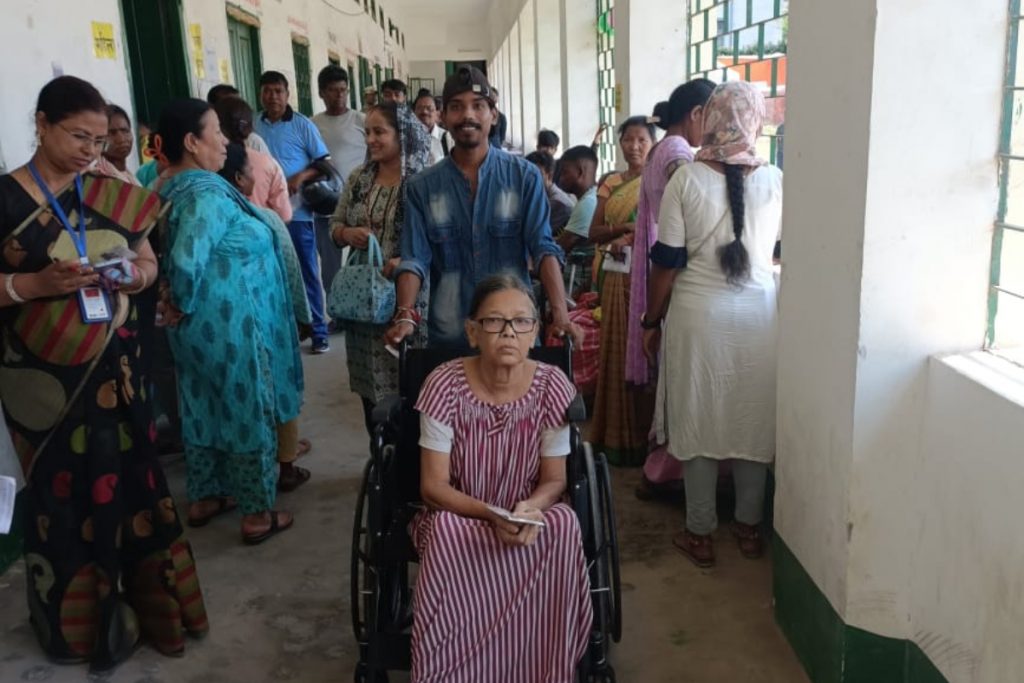 Voting in Ranchi