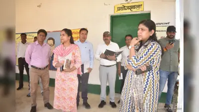 सुदूरवर्ती गांवों में स्थित मतदान केंद्रों में पहुंची डीसी, लिया जायजा