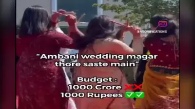 Viral Video: अनंत अंबानी के प्री-वेडिंग का सस्ता वर्जन देखा आपने? हंस-हंसकर हो जाएंगे लोटपोट