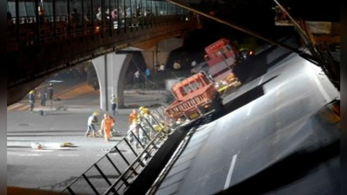 China Highway Collapse: चीन के ग्वांगदोंग में राजमार्ग का एक हिस्सा ढहा, हादसे में अबतक 24 लोगों की मौत