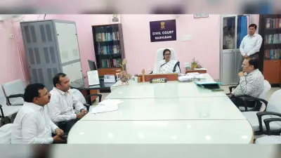 निगरानी कमेटी के साथ जिला जज ने की बैठक