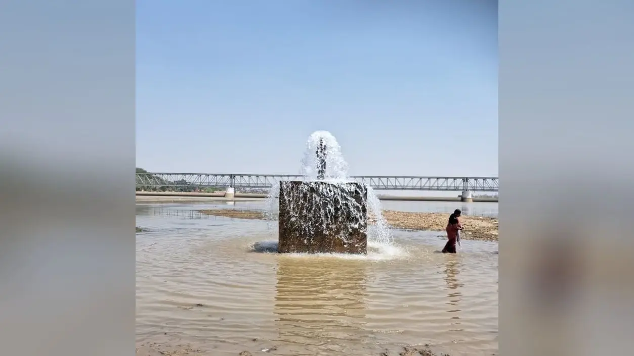 गयाजी डैम के जलस्तर को मेंटेन करने के लिए चलाया जा मोटर पंप