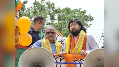 WB News : तारापीठ दर्शन के बाद निशीथ प्रामाणिक ने किया रोड शो