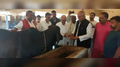 भाजपा के क्षेत्रीय संगठन मंत्री ने किसान डेयरी फॉर्म का किया भ्रमण