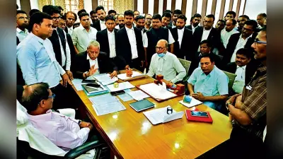 अधिवक्ताओं ने एसडीएम से विभिन्न समस्याओं पर की चर्चा