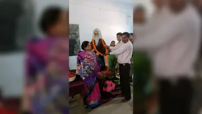 टैगोर की जयंती पर किया गया पौधरोपण
