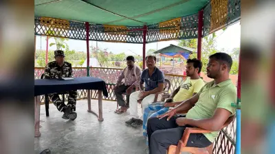 एसएसबी ने ग्रामीणों के साथ की बैठक, बच्चों की शिक्षा पर जोर