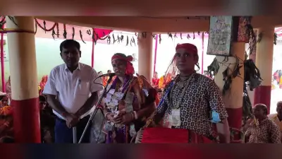 नयाडीह में आयोजित हरिनाम संकीर्तन का समापन