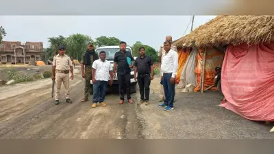 सीमावर्ती इलाकों में चलाया गया सघन वाहन जांच अभियान