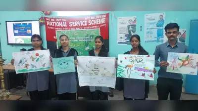 केबी कॉलेज में विश्व प्रवासी पक्षी दिवस मना