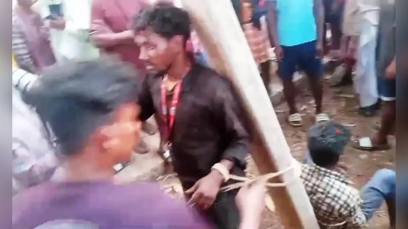 बैल चोरी के शक में दो लोगों को ग्रामीणों ने बनाया बंधक, पुलिस ने सुलझाया मामला
