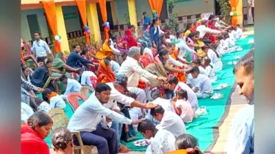डिवाइन पब्लिक स्कूल में मातृ पूजन दिवस मनाया