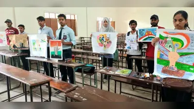 मतदाता को जागरूक करने के लिए हुईं प्रतियोगिताएं