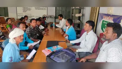 किसान मित्रों को केसीसी फॉर्म भरने की दी गयी जानकारी