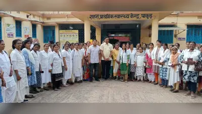 पुराने सदर अस्पताल में नर्सों को किया गया सम्मानित