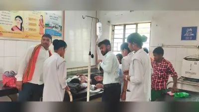 हादसा : ट्रैक्टर की चपेट में आकर युवक घायल, रेफर