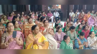 भागवत कथा में श्रीकृष्ण की बाल लीलाओं व रुक्मणि विवाह सुन श्रद्धालु हुए भावविभोर