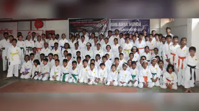 इमा कराटे ग्रेडिंग में 86 कराटे खिलाड़ी सफल