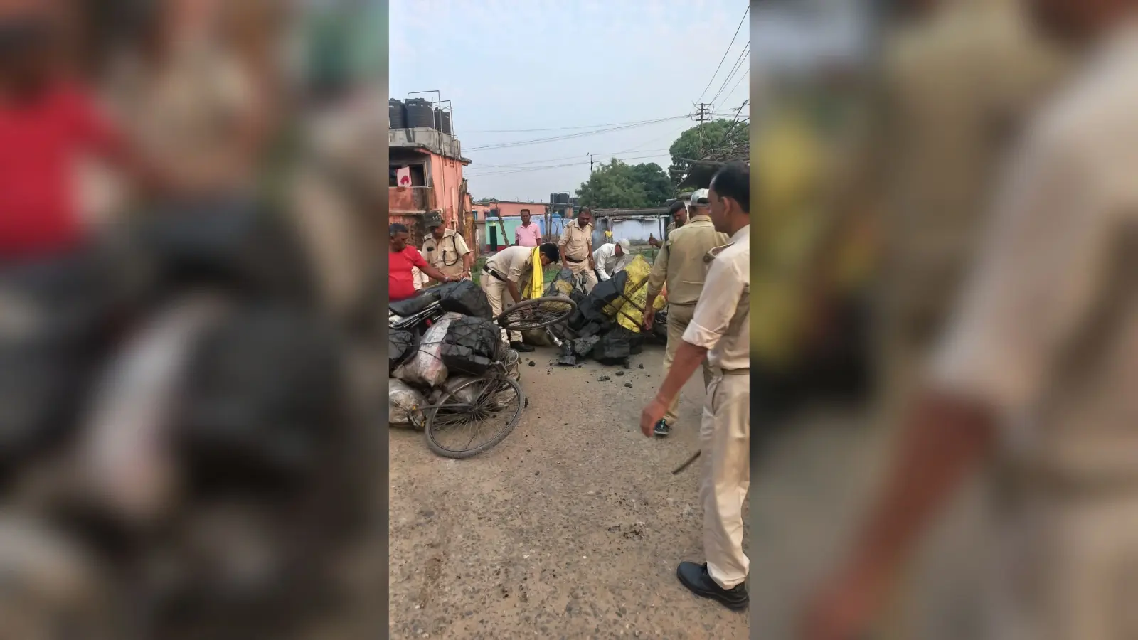 तीन टन अवैध कोयला जब्त
