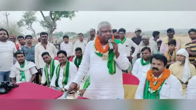 इंडिया गठबंधन प्रत्याशी मथुरा महतो का जनसंपर्क अभियान