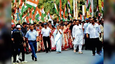 हावड़ा में सीएम ने किया रोड शो, जगह-जगह हुआ स्वागत