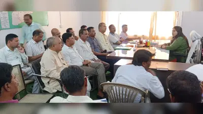 बीडीओ ने सेक्टर मजिस्ट्रेट के साथ की बैठक