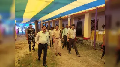 डीएम व एसपी ने कार्यों का किया निरीक्षण