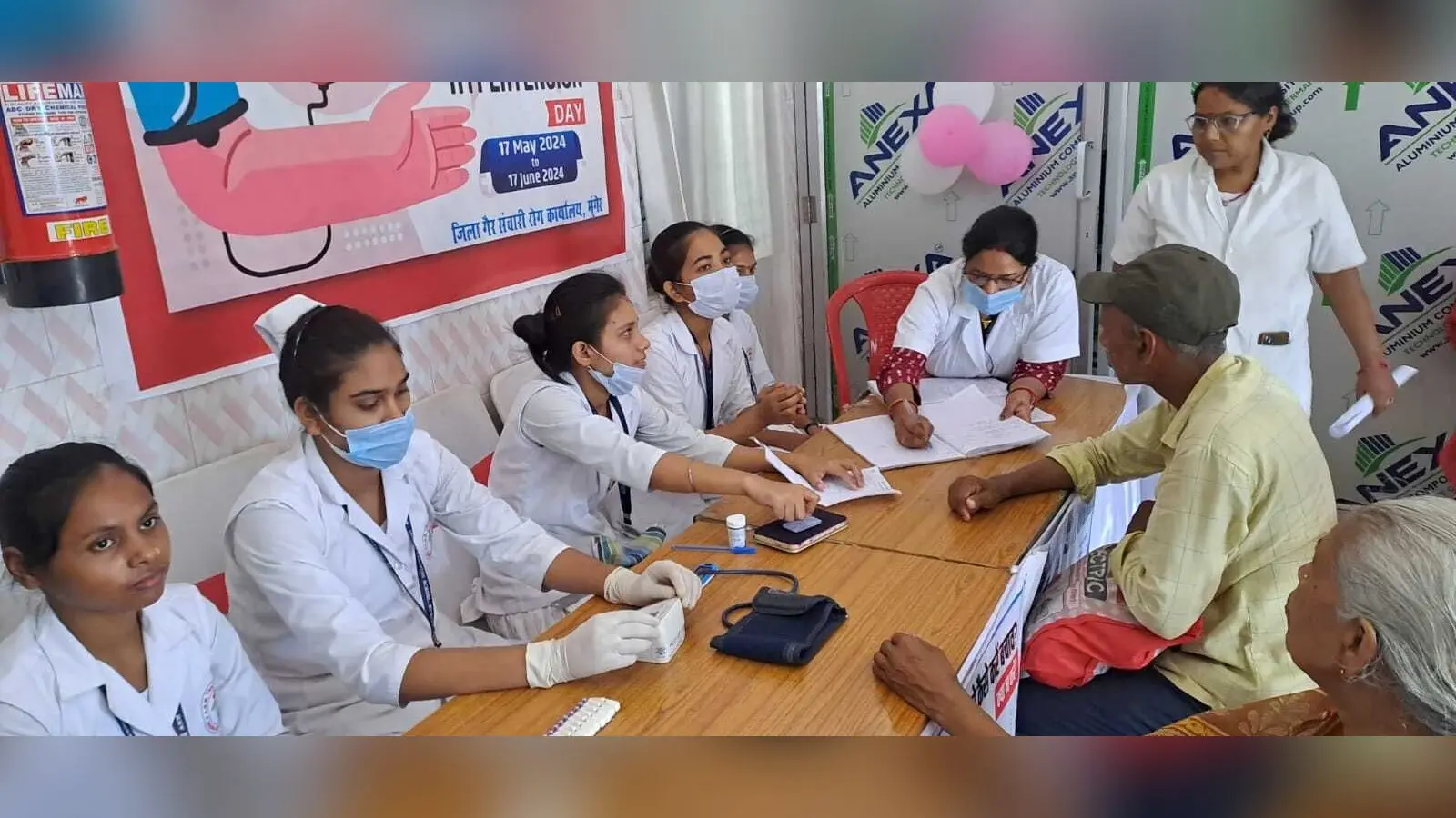 वर्ल्ड हायपरटेंशन डे पर एनसीडी में लगाया गया विशेष शिविर