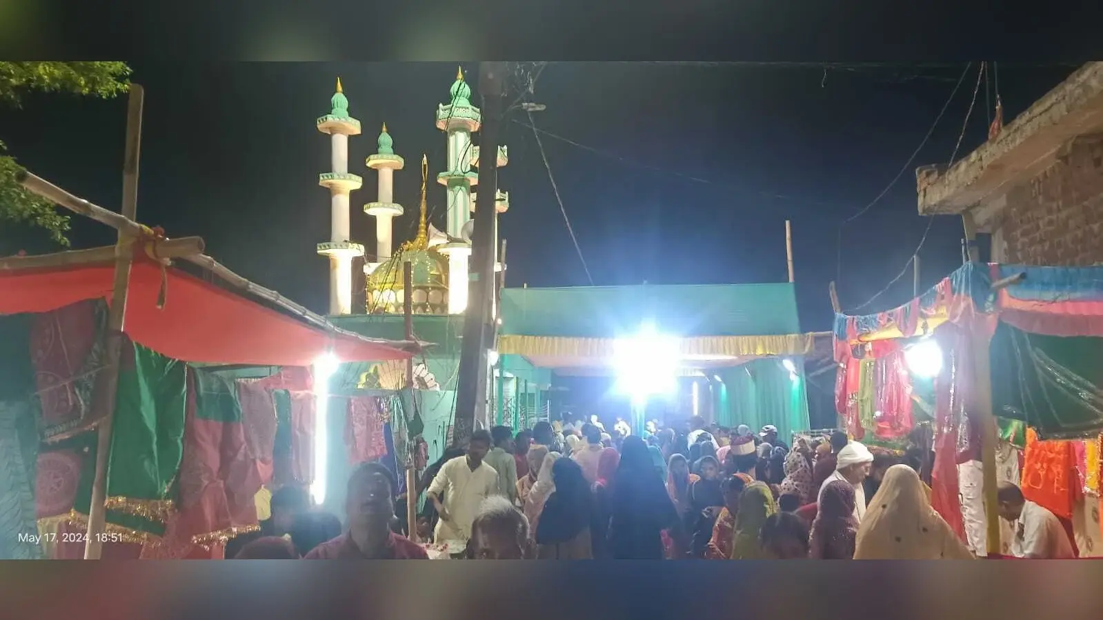 बाबा लतीफ शाह मस्तान के मजार पर उमड़े अकीदतमंद,की चादर पोशी