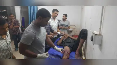 ट्रैक्टर की ठोकर से बाइक सवार दो जख्मी, रेफर