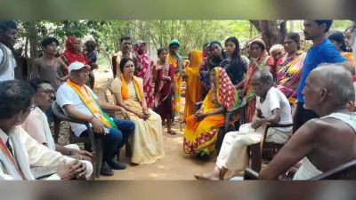 मृतक चालक के घर पहुंचकर भाजपा नेता व कार्यकर्ताओं ने शोक संवेदना जतायी