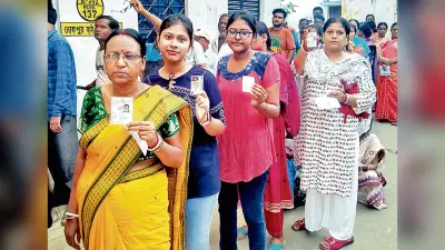 बांकुड़ा में शांतिपूर्ण ढंग से मतदान संपन्न, कहीं-कहीं हुए छिटपुट हंगामे