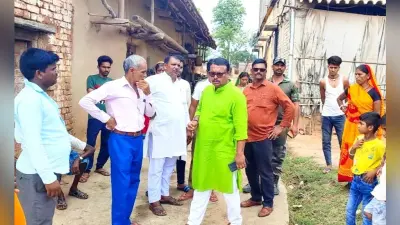 खपरैल मकान में आग लगने से लाखों रुपये की संपत्ति राख