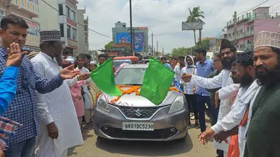 कुरान की तिलावत कर हज यात्रियों को किया रवाना
