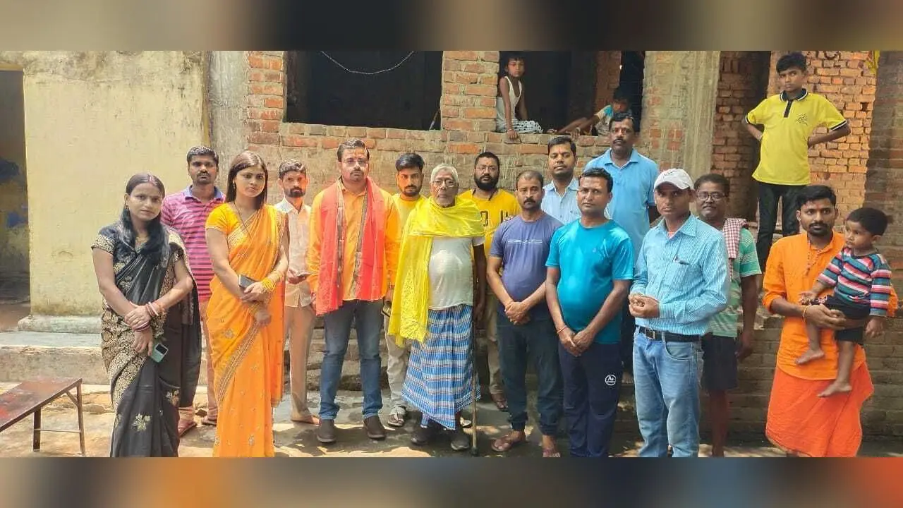 मंदिर जीर्णोद्धार को लेकर भूमि पूजन