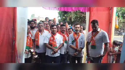 चुनाव को लेकर धोबना में भाजपा का खुला कार्यालय
