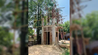 जलमीनार का काम अधूरा छोड़ने से ग्रामीणों में आक्रोश