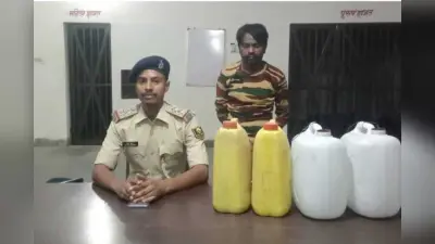 30 लीटर देसी शराब के साथ शराब तस्कर गिरफ्तार