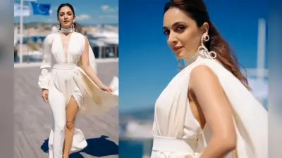 Cannes 2024: हाई स्लिट व्हाइट गाउन में कियारा आडवाणी ने ढाया कहर, फैंस बोले- अप्सरा लग रही
