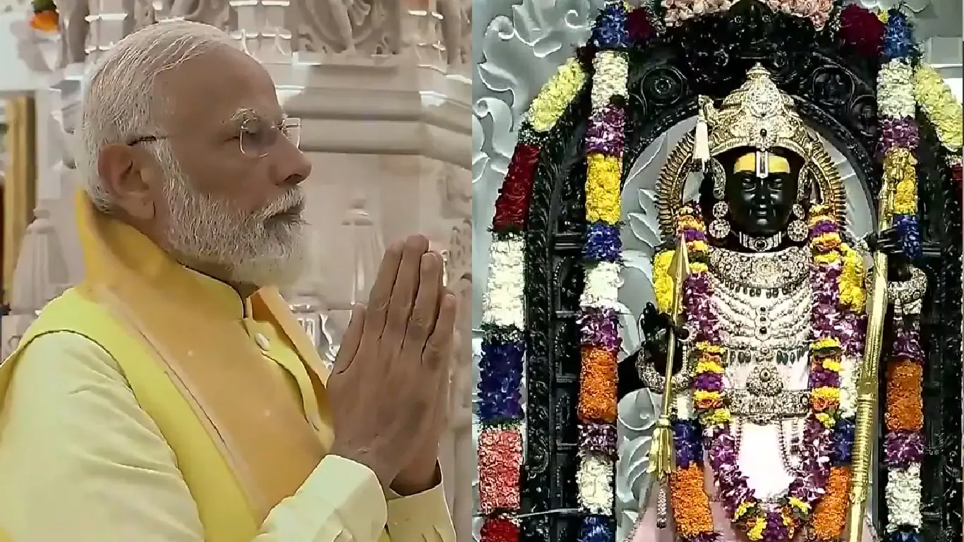 Narendra Modi Ayodhya: पीएम मोदी ने रामलला के दर्शन किये, अयोध्या में मेगा रोड शो