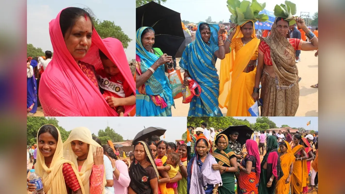 Lok Sabha Elections 2024: गिरिडीह में चिलचिलाती धूप पर भारी दिखी पीएम मोदी की एक झलक देखने की ललक
