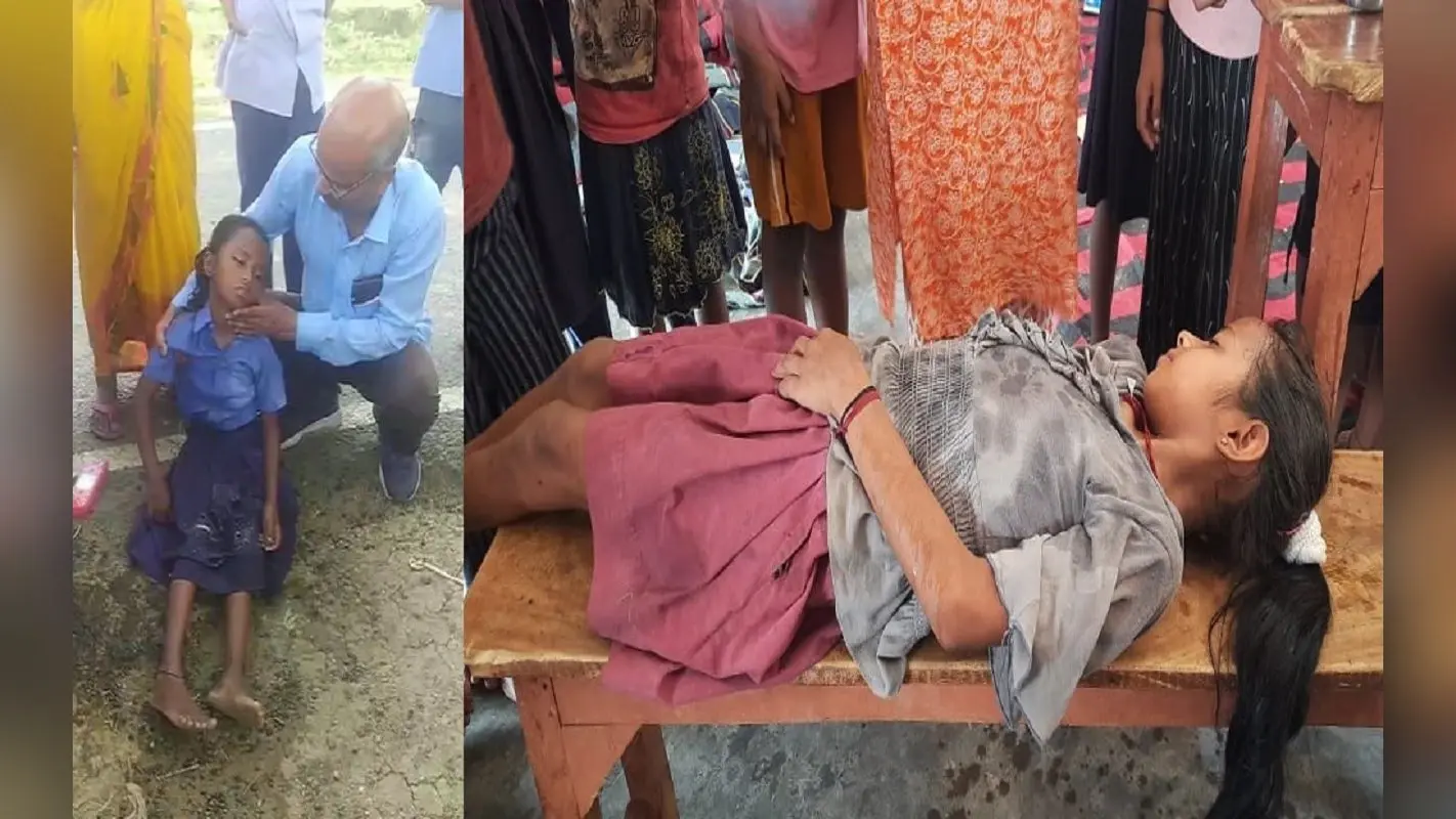 बिहार के स्कूलों में बेहोश होकर गिर रहे बच्चे, किसी के नाक से निकल रहा खून तो कोई क्लास में ही कर रहा उल्टी