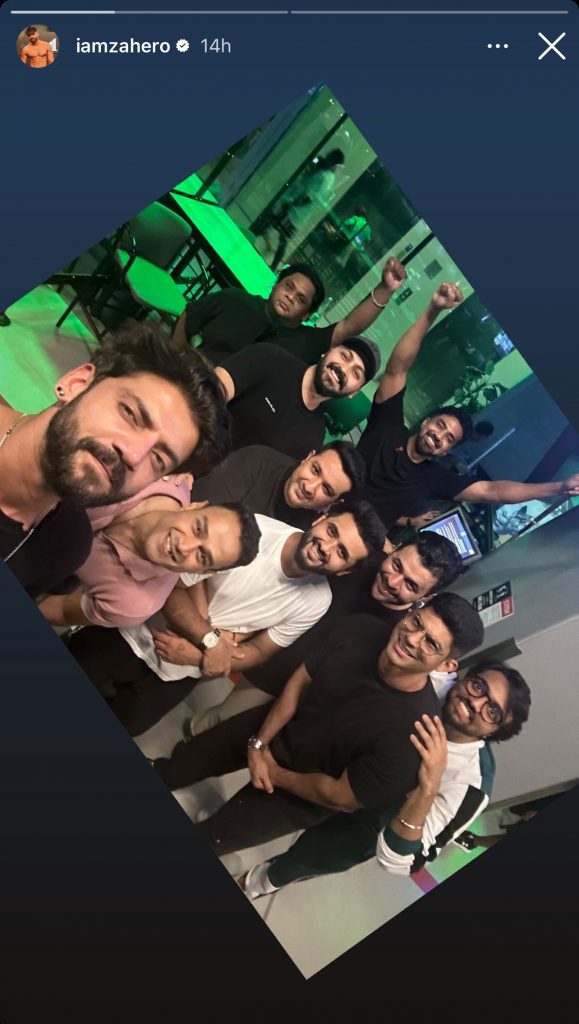 Zaheer's Instagram story hits towards big