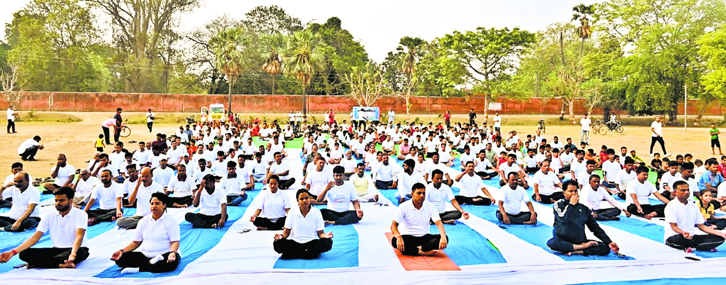 योग हमारे शारीरिक और मानसिक स्वास्थ्य के लिए एक महत्वपूर्ण साधन है: डीएम
