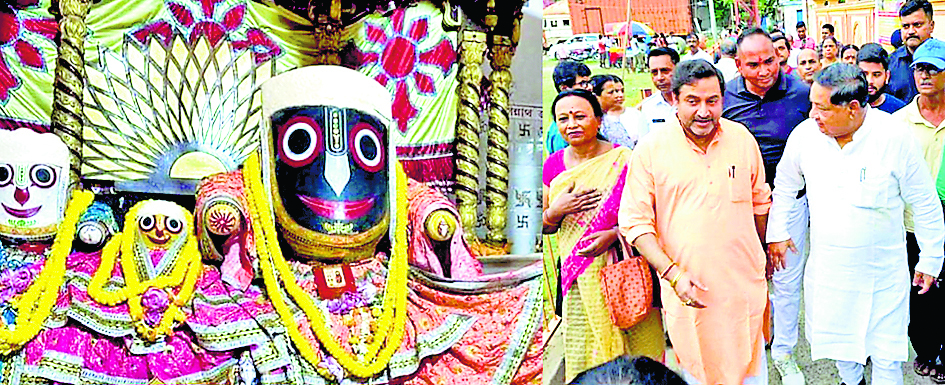 भगवान जगन्नाथ के स्नान यात्रा उत्सव में उमड़े श्रद्धालु