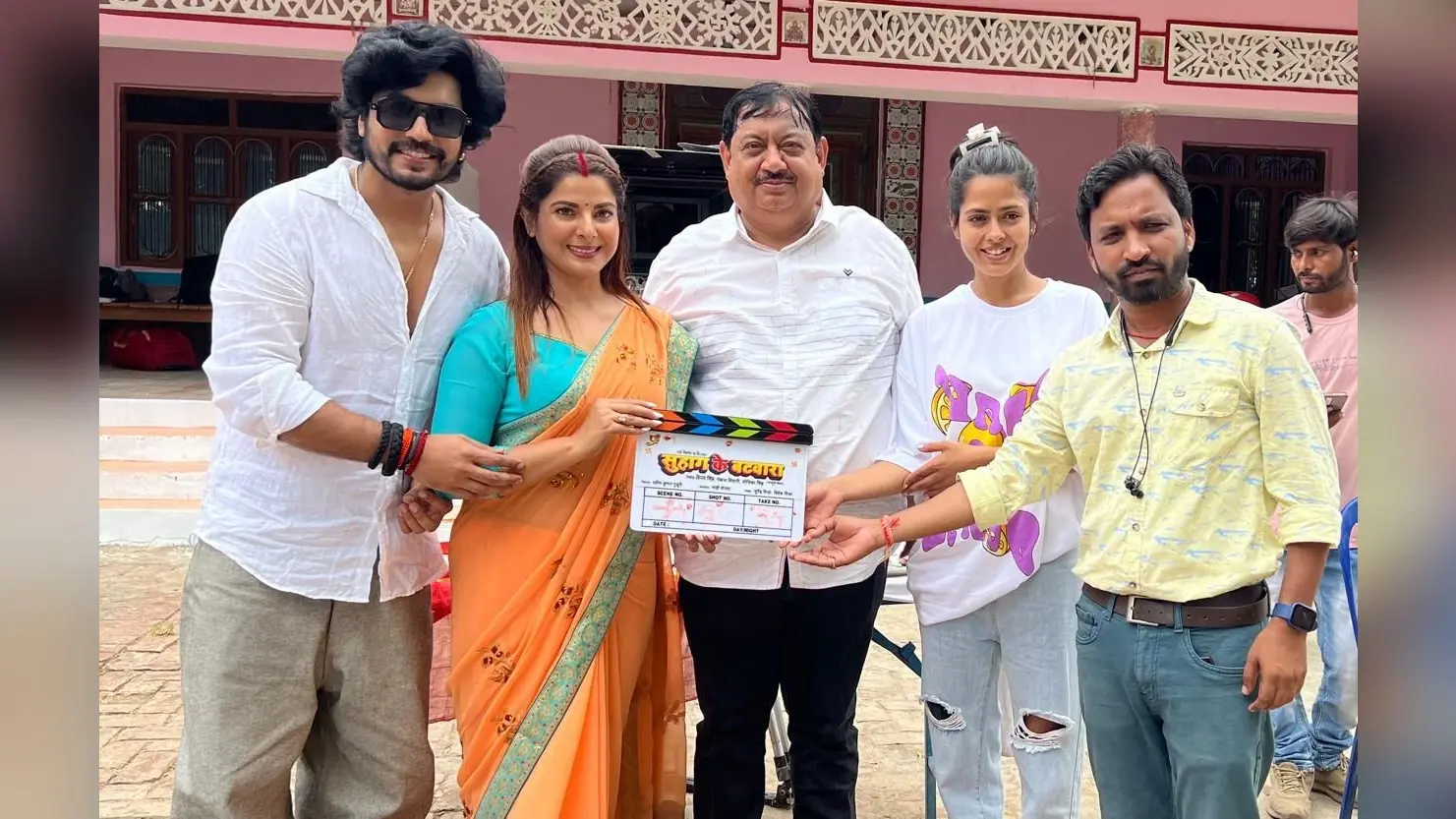 Bhojpuri Film : स्मृति सिन्हा और अंशुमान सिंह राजपूत स्टारर ‘सुहाग के बंटवारा’ की शूटिंग शुरू