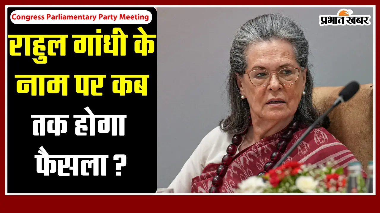 Congress Parliamentary Party Meeting: सोनिया गांधी संसदीय दल की नेता चुनी गईं, राहुल के नाम पर अभी फैसला नहीं