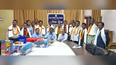 बरोरा क्षेत्र से सेवानिवृत्त 24 कर्मियों को दी गयी विदाई
