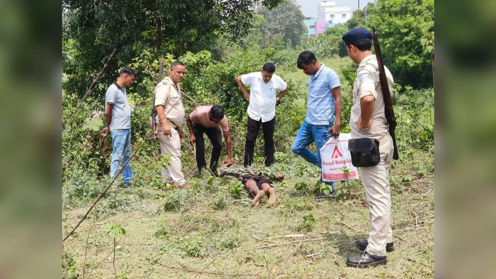 चिरागोड़ा श्मशान रोड में युवक की हत्या, नहीं हो सकी शिनाख्त